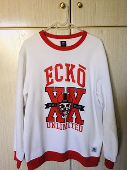 Φούτερ Μπλούζα Marc Ecko UNILTD Ασπρο - Κόκκινο μέγεθος Large άθικτο