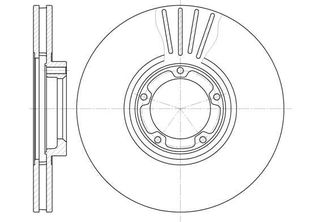 Δισκόπλακα REMSA 651910 Ford Transit Bus 2500cc TD 100ps 1994-2000 (230458,5025611,5029816,5209816,95VX1125BA)