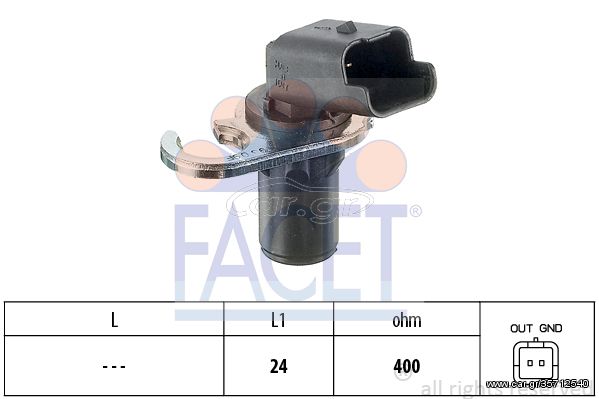 Σηματοδ. παλμών, στροφ. άξονας FACET 90293 Citroen C5 2200cc HDI 133ps 2001-2004 (1920EN,1920FP,3322067G00,3322067G00000,3322067G01)