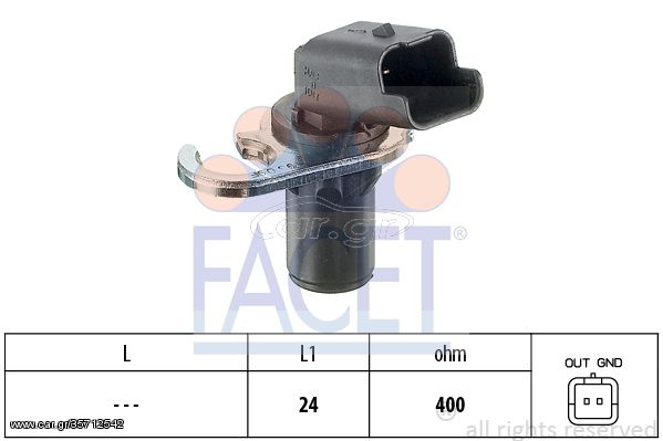 Σηματοδ. παλμών, στροφ. άξονας FACET 90293 Citroen C5 2200cc HDI 133ps 2004-2008 (1920EN,1920FP,3322067G00,3322067G00000,3322067G01)