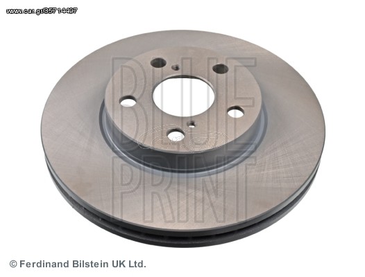 Δισκόπλακα BLUE PRINT ADT343112 Toyota Avensis Station Wagon 2000cc VVT-i 150ps 2000-2003 (4351205030,4351205031)