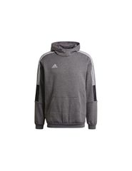 Adidas Tiro 21 Ανδρικό Φούτερ με Κουκούλα και Τσέπες Γκρι GP8805