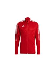 Adidas Tiro 21 Ανδρική Φούτερ Ζακέτα με Τσέπες Κόκκινη GM7308