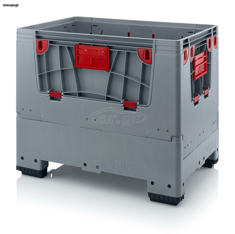 Πτυσσόμενο Παλετοκιβώτιο (Collapsible Big Box) με 4 Ανοιγόμενα Πορτάκια 120X80X100