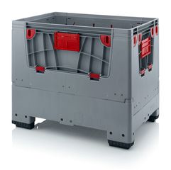 Πτυσσόμενο Παλετοκιβώτιο (Collapsible Big Box) με 4 Ανοιγόμενα Πορτάκια 120X80X100