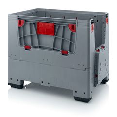 Πτυσσόμενο Παλετοκιβώτιο (Collapsible Big Box) με 4 Ανοιγόμενα Πορτάκια 120X80X100-thumb-1