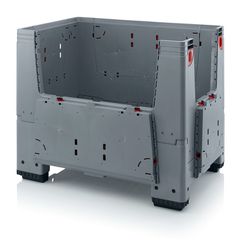 Πτυσσόμενο Παλετοκιβώτιο (Collapsible Big Box) με 4 Ανοιγόμενα Πορτάκια 120X80X100-thumb-2