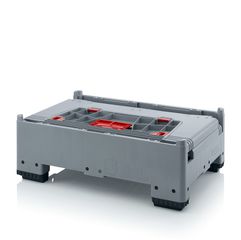 Πτυσσόμενο Παλετοκιβώτιο (Collapsible Big Box) με 4 Ανοιγόμενα Πορτάκια 120X80X100-thumb-7