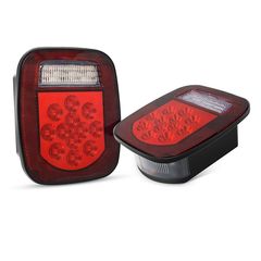 Jeep Wrangler (TJ) 1996-2006 Πίσω Φανάρια Led Τύπος [Flower]