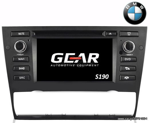 Gear OEM Οθόνη (7") S190 Multimedia-Navigation Android 7.1 κατάλληλη για BMW 3 Series E90, 1 Series E81 CLIMA