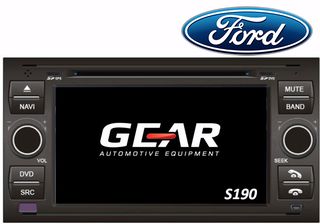 Gear OEM Οθόνη S190 (7") Multimedia-Navigation Android 7.1 κατάλληλη για Ford FOCUS II