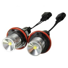 Λάμπες LED Angel Eyes λευκές 3W συμβατές με BMW 1 Series (E87)/ 5 Series (E39/E60/E61)/ 6 Series (E63/E64)/ 7 Series (E65/E66)/ X5 (E53) 2τμχ