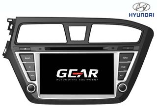 Gear OEM Οθόνη (7") Multimedia-Navigation Android 7.1.2 System κατάλληλη για Hyundai i20 2014