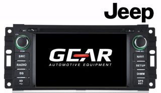  Gear OEM Οθόνη (6.2") Multimedia-Navigation Android 7.1 κατάλληλη για Jeep GRAND CHEROKEE/WRANGLER (2007).