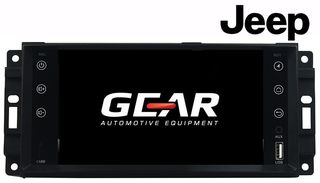 Gear OEM Οθόνη (7") Multimedia-Navigation Android 7.1 κατάλληλη για Jeep GRAND CHEROKEE (2007). 