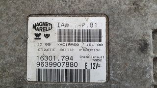  ΕΓΚEΦΑΛΟΣ ΚΙΝΗΤΗΡΑ ECU PEUGEOT CITROEN MAGNETI MARELLI IAW 1AP.81 16301.794, 9639907880-thumb-1