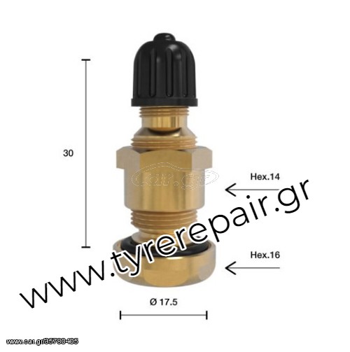 2 ΒΑΛΒΙΔΕΣ ΤΒL ΜΠΡΟΥΤΖΙΝΕΣ 11.5mm WONDER ΙΤΑΛΙΑΣ