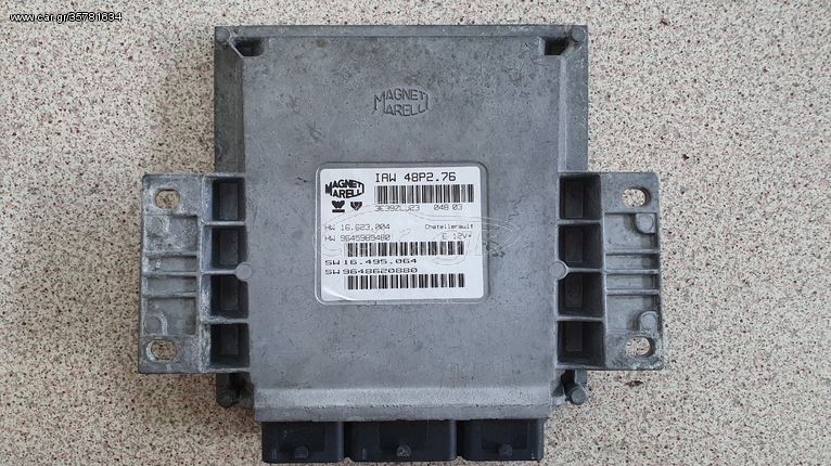 ΜΟΝΑΔΑ ΕΛΕΓΧΟΥ ΚΙΝΗΤΗΡΑ ECU CITROEN - PEUGEOT 206 1.1i MAGNETI MARELLI IAW 48P2.76 HW 9645989480 SW 9648620880 HW 16623004 SW 16495064