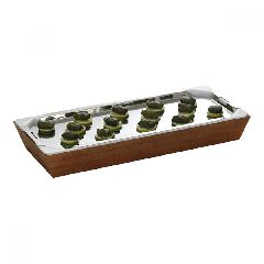 Ψυχόμενος δίσκος με οικολογικό BAMBOO GN 2/4