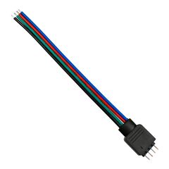 GloboStar® 70725 RGB Connector με καλώδιο 4 PIN - 70725