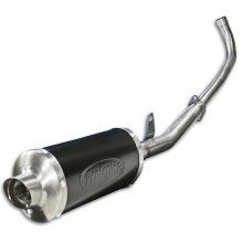 ΕΞΑΤΜΙΣΗ ΟΛΟΣΩΜΗ DAYTONA SPRINTER 125 INOX OVAL ΜΕ ΜΑΥΡΗ ΜΠΟΥΚΑ PROTECHT