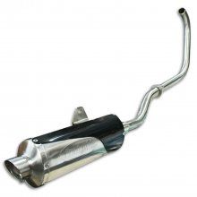 ΕΞΑΤΜΙΣΗ ΟΛΟΣΩΜΗ SYM VF 185 INOX OVAL ΜΕ ΜΑΥΡΟ ΚΑΛΥΜΜΑ PROTECHT