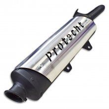 ΕΞΑΤΜΙΣΗ SYM VS 125 - 150 INOX ΜΑΥΡΗ PROTECHT