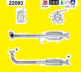 ΚΑΤΑΛΥΤΗΣ HONDA CIVIC 1.4/1.6cc  2000-   KARALOIZOS exhaust