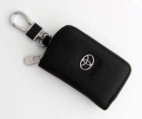  Κλειδοθήκη Δερμάτινη  Μπρελόκ Πορτοφόλι  Θήκη Τσάντα για Κλειδιά με Λογότυπο Μάρκας Toyota