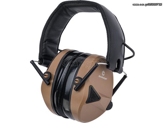 Ωτοασπίδες Ηλεκτρονικές EARMOR Μ30 Coyote Brown