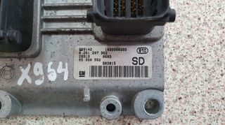 ΜΟΝΑΔΑ ΕΛΕΓΧΟΥ ΚΙΝΗΤΗΡΑ ECU  CORSA 1.2i Z10XE Z12XE BOSCH 0261207962 55350552 1039S00393-thumb-1