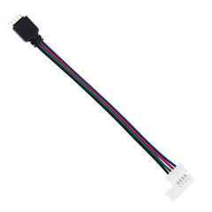 Ταχυσύνδεσμος για ταινία LED RGB 10mm σε 4 Pin αρσενικό IP20 STRIPCON πολύχρωμος 17x15x4mm