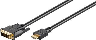 GOOBAY καλώδιο DVI-D σε HDMI 5m, μαύρο (51582)