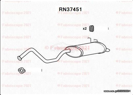 RENAULT LAGUNA 1.8-2.0-2.2 ΤΕΛΙΚΟ ΣΙΛΑΝΣΙΕ 