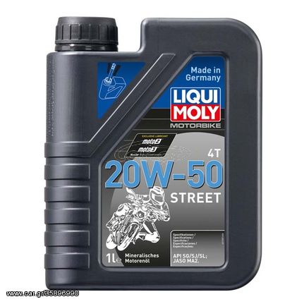 Liqui Moly Street 20w-50 MA2 1lt LM201