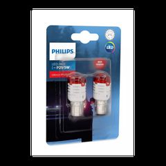 PHILIPS P21/5W Ultinon Pro3000 Led Red 12V 0.8/1.75W 2τμχ 11499U30RB2
