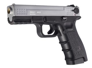 GLOCK AUSTRIA Νikel 9mm PAK Πιστόλι αντίγραφο starter pistol-ισχυρού κρότου Σηματοδοσίας