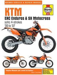 HAYNES 4629  KTM 520 SX & 525 SX 2000-2006, 450 SX 2003-2006. 