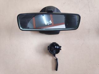 Καθρέπτης εσωτερικός με αισθητήρα βροχής γνήσιος μεταχειρισμένος Nissan Micra K12 2003-2012