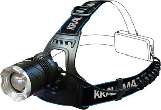 Krausmann LT40140 Επαναφορτιζόμενος φακός κεφαλής LED αδιάβροχος