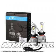 ΛΑΜΠΕΣ LED H7 9>32V PX26D 6.500K 10.000LM 4X10W COB LED EPISTAR 1021 C6 (ΜΕ ΑΝΕΜΙΣΤΗΡΑΚΙ) 2ΤΜΧ ΣΕΤ