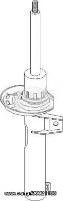 Αμορτισέρ εμπρόσθιο , γόνατο , αέρος-λαδιού (ΚΑΙΝΟΥΡΓΙΟ) ,VW ,GOLF  PLUS 2005-2013 ( ΔΙΆΜΕΤΡΟΣ 55mm)