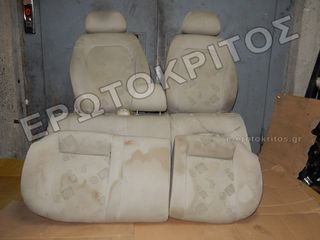 ΣΑΛΟΝΙ SEAT LEON 1999-2004, SEAT TOLEDO 1999-2004, SKODA OCTAVIA 4 1998-2010, VW BORA 1998-2005, VW GOLF 4 1997 - 2004, 5Θ ΜΠΕΖ ΥΦΑΣΜΑ ΜΕ ΑΕΡΟΣΑΚΟΥΣ