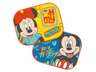 Σετ 2 τεμαχίων ηλιοπροστασίες αυτοκινήτου (Mickey & Minnie) 44X35cm D59331
