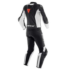 ΦΟΡΜΑ ΔΕΡΜΑΤΙΝΗ DAINESE MISTEL 2 PCS LEATHER SUIT (BLACK-MATT-WHITE-BLACK-MATT)-thumb-1