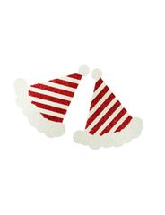 Shiny Christmas Hat Disposable Nipple Stickers