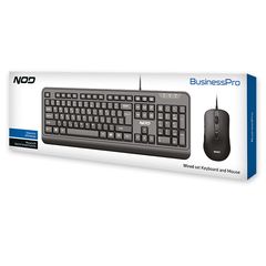 NOD BusinessPRO Wired Keyboard & Mouse Set - Σετ ενσύρματο πληκτρολόγιο και ποντίκι (NOD BUSINESSPRO)