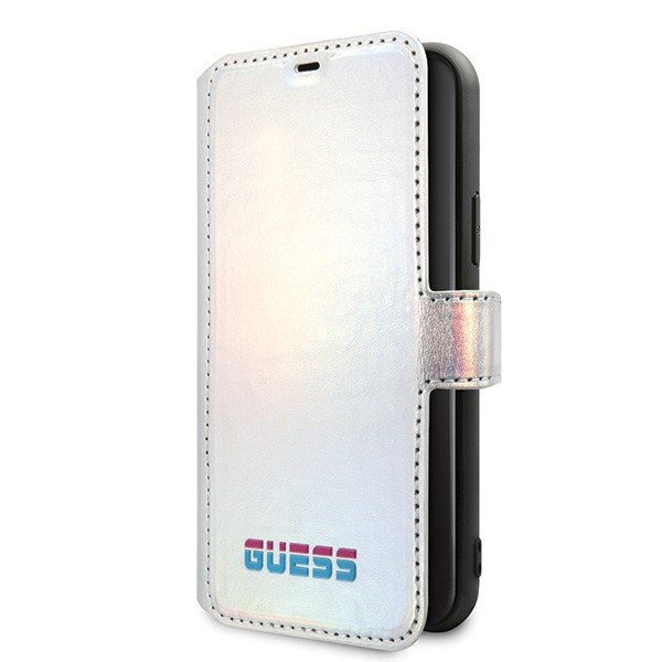 Guess GUFLBKN58BLD iPhone 11 Pro silver/silver book Iridescent