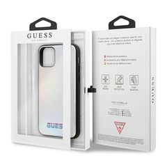 Guess GUHCN65BLD iPhone 11 Pro Max silver/silver hard case Iridescent-thumb-4