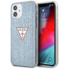 Guess GUHCP12SPCUJULLB iPhone 12 mini 5.4" blue/light blue hardcase Jeans Collection